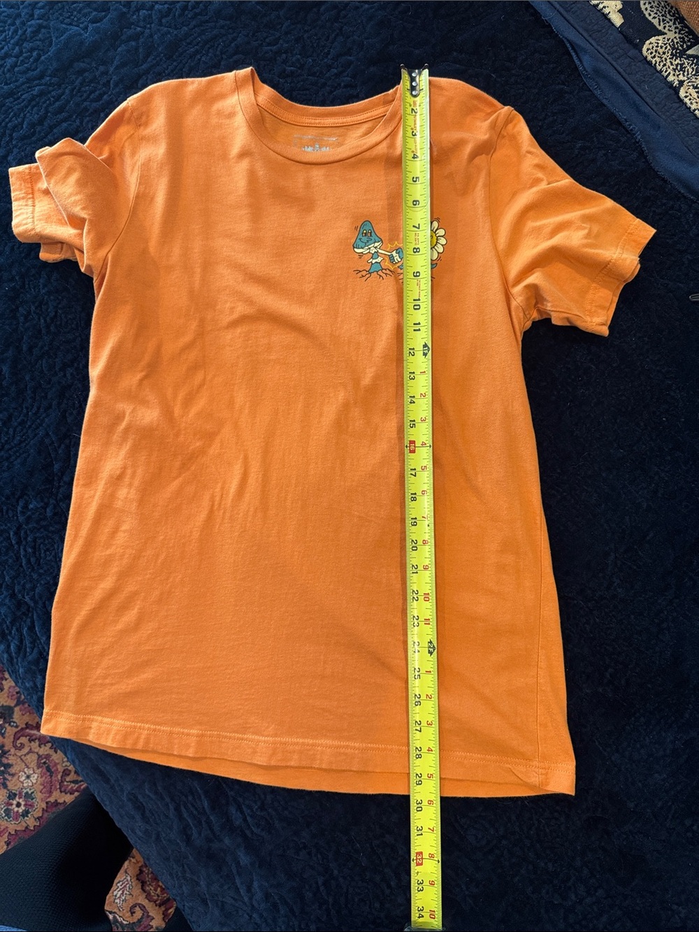 Rhymesayers Atmosphere - Orange Graphic T-Shirt with Sun Flower Print -  Lg - Picture 7 of 12